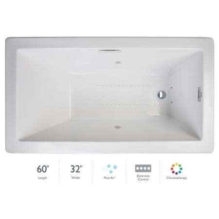 A large image of the Jacuzzi ELL6032ARL4CX White