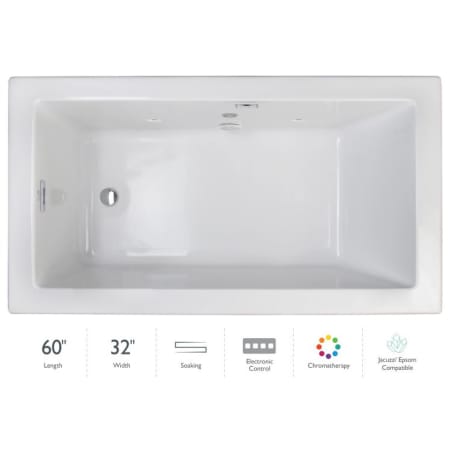 A large image of the Jacuzzi ELL6032BLR2HC White