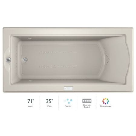 A large image of the Jacuzzi FUZ7236 ALR 4CX Oyster