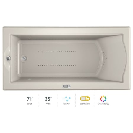 A large image of the Jacuzzi FUZ7236 ALR 5CX Oyster