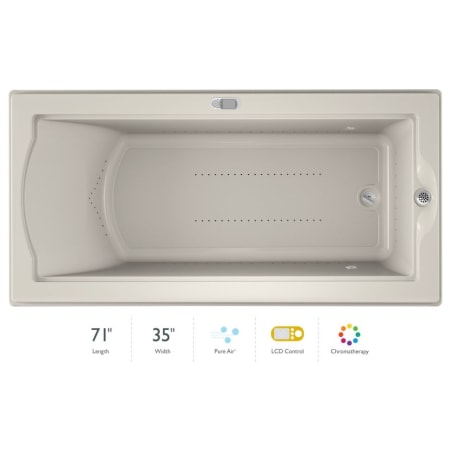 A large image of the Jacuzzi FUZ7236 ARL 5CX Oyster