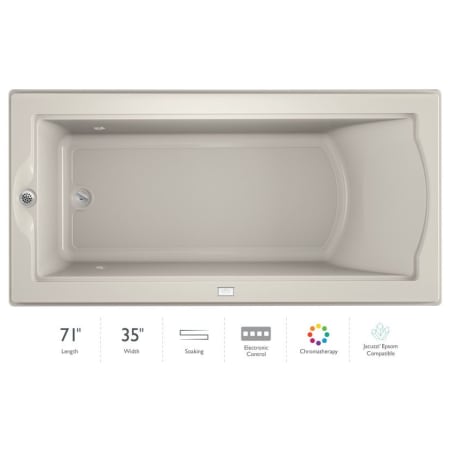 A large image of the Jacuzzi FUZ7236 BUX 2CX Oyster