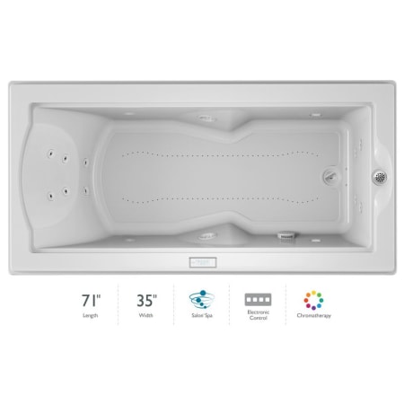 A large image of the Jacuzzi FUZ7236 CRL 4CH White