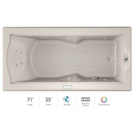 A large image of the Jacuzzi FUZ7236 CRL 4CH Oyster