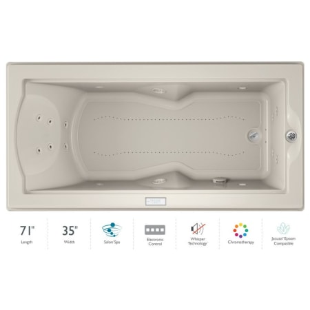 A large image of the Jacuzzi FUZ7236 CRL 4CW Oyster