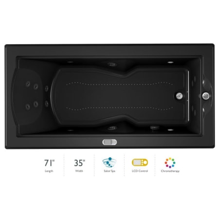 A large image of the Jacuzzi FUZ7236 CRL 5CH Black
