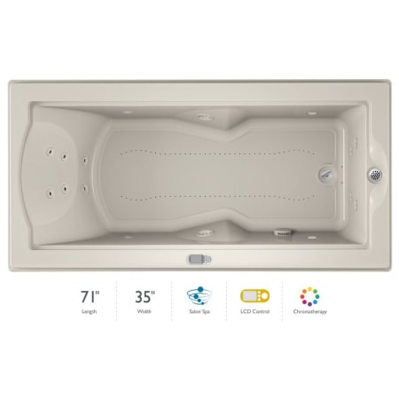 A large image of the Jacuzzi FUZ7236 CRL 5CH Oyster