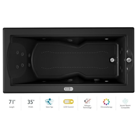 A large image of the Jacuzzi FUZ7236 CRL 5CW Black