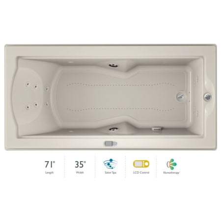 A large image of the Jacuzzi FUZ7236 CRL 5IH Oyster