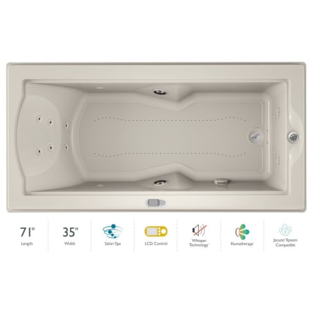 A large image of the Jacuzzi FUZ7236 CRL 5IW Oyster