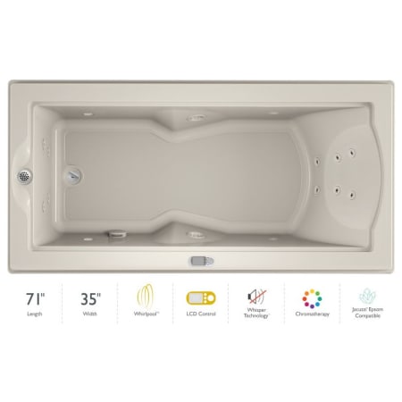 A large image of the Jacuzzi FUZ7236 WLR 5CW Oyster