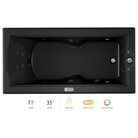 A large image of the Jacuzzi FUZ7236 WRL 5CH Black