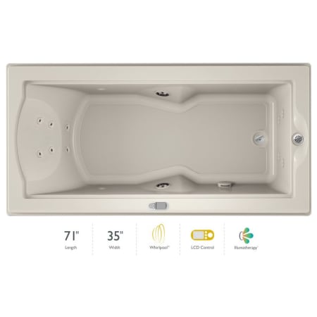 A large image of the Jacuzzi FUZ7236 WRL 5IH Oyster