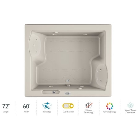 A large image of the Jacuzzi FUZ7260CCL5CW Oyster
