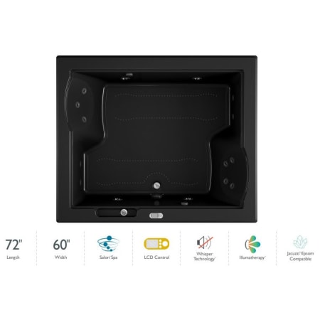 A large image of the Jacuzzi FUZ7260CCL5IW Black