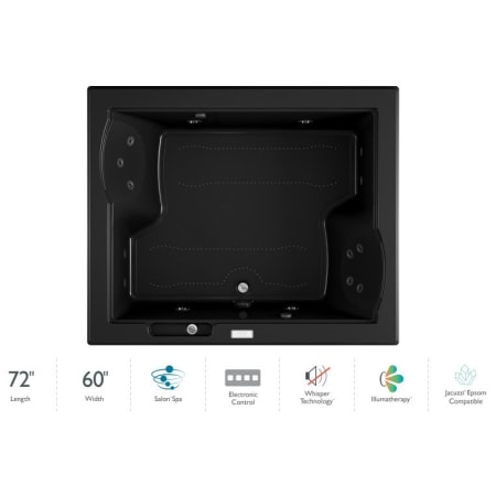 A large image of the Jacuzzi FUZ7260 CCR 4IW Black
