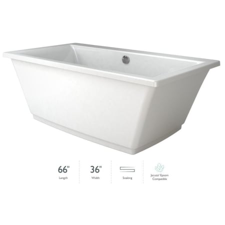 A large image of the Jacuzzi HEF6636BCXXXX White