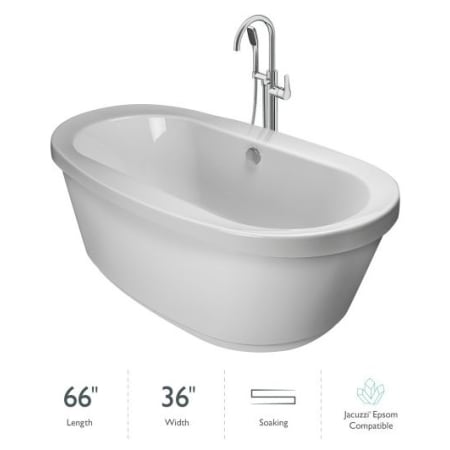 A large image of the Jacuzzi INB6636BCXXXX White