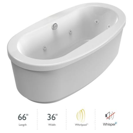 A large image of the Jacuzzi INF6636WCR1XP White