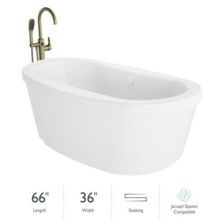 A large image of the Jacuzzi INZ6636BCXXXX White