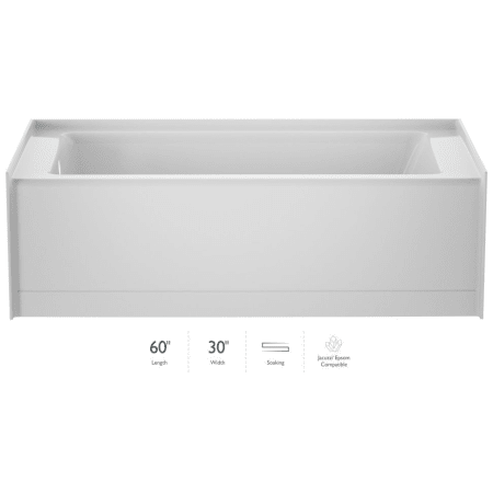 A large image of the Jacuzzi J186030BLXXXX White