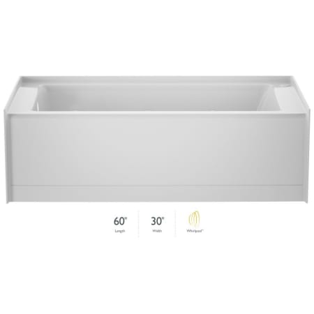 A large image of the Jacuzzi J186030WLR1HX White