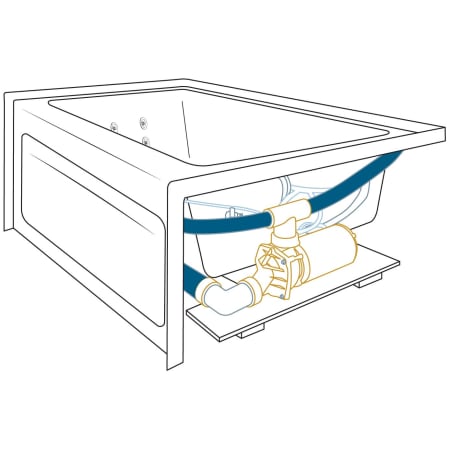 A large image of the Jacuzzi J1S6030 WLR 1HX Alternate View