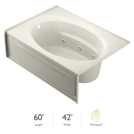 A large image of the Jacuzzi J4S6042 WLR 1HX Oyster