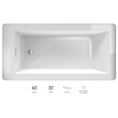 A large image of the Jacuzzi LIN6030BUXXXX White