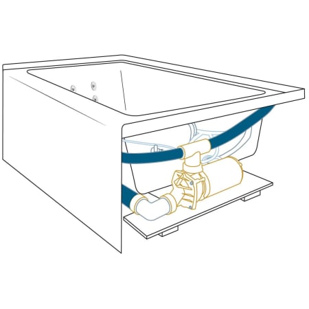 A large image of the Jacuzzi LNS6030WLR2CP Alternate View