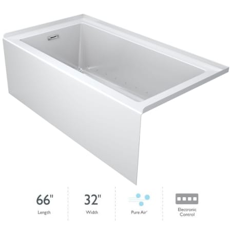 A large image of the Jacuzzi LNS6632 ARL 2XX White