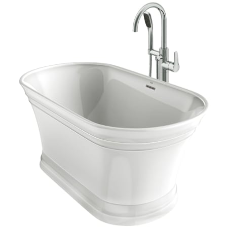 Jacuzzi LYB5931BCXXXXW White Lyndsay 59" Free Standing ...