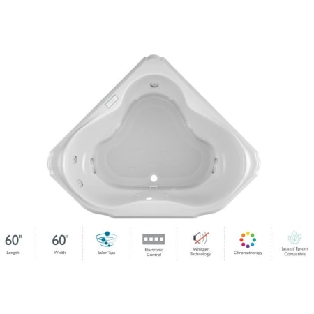 A large image of the Jacuzzi MAR6060CCR4CW White