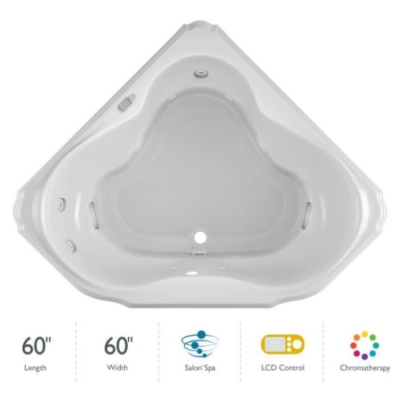 A large image of the Jacuzzi MAR6060CCR5CH White
