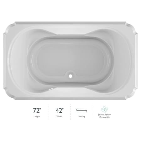 A large image of the Jacuzzi MAR7242BCXXXX White