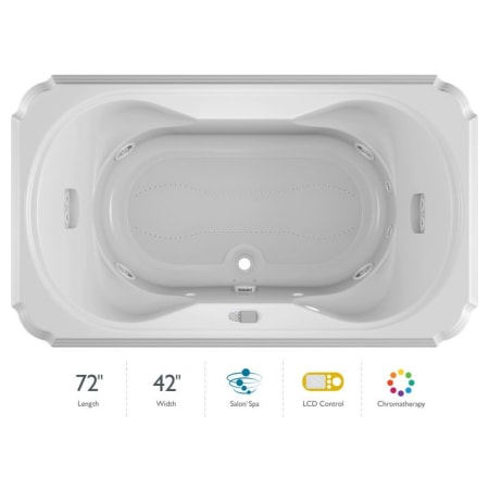 A large image of the Jacuzzi MAR7242CCL5CH White
