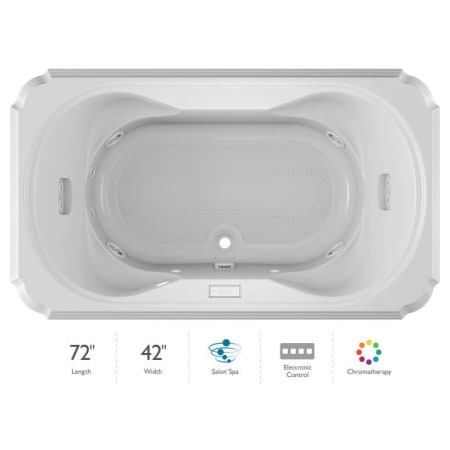 A large image of the Jacuzzi MAR7242CCR4CW White