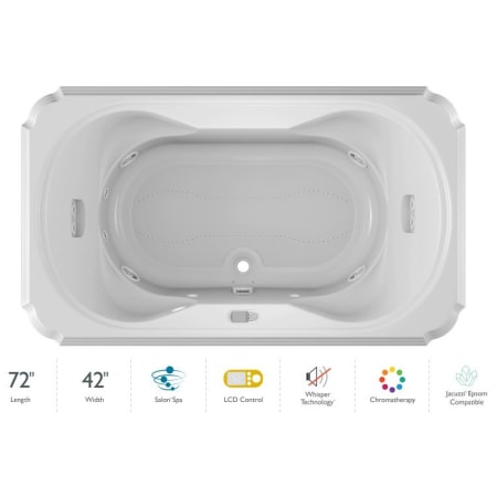 A large image of the Jacuzzi MAR7242CCR5CW White