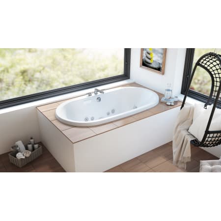 A large image of the Jacuzzi MIO6636 CCR 4CH Jacuzzi-MIO6636 CCR 4CH-Tub Installed