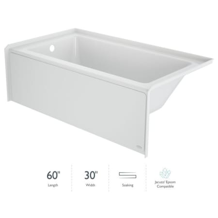 A large image of the Jacuzzi S1S6030BLXXRS White