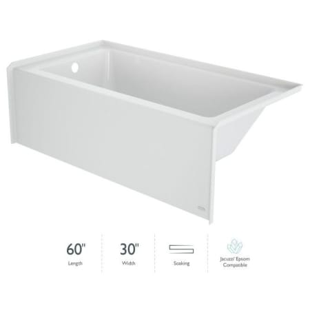 A large image of the Jacuzzi S1S6030BLXXXX White