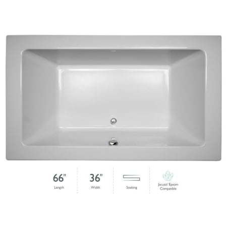 A large image of the Jacuzzi SIA6636 BCX XXX White