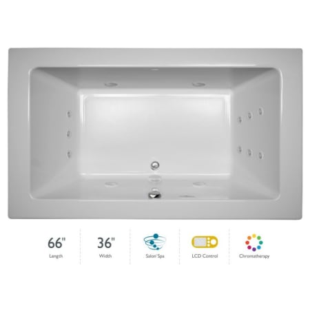 A large image of the Jacuzzi SIA6636 CCR 5CH White