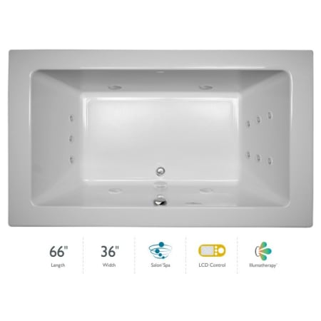 A large image of the Jacuzzi SIA6636 CCR 5IH White