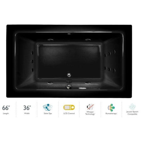 A large image of the Jacuzzi SIA6636 CCR 5IW Black