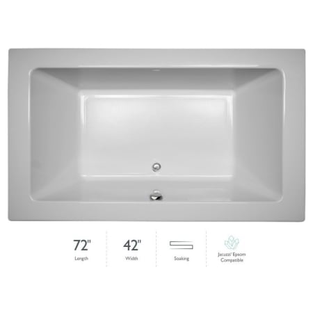 A large image of the Jacuzzi SIA7242 BCX XXX White
