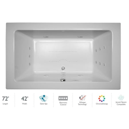 A large image of the Jacuzzi SIA7242 CCR 4CW White