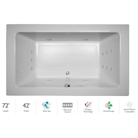 A large image of the Jacuzzi SIA7242 CCR 4IW White