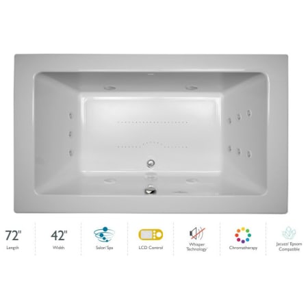 A large image of the Jacuzzi SIA7242 CCR 5CW White