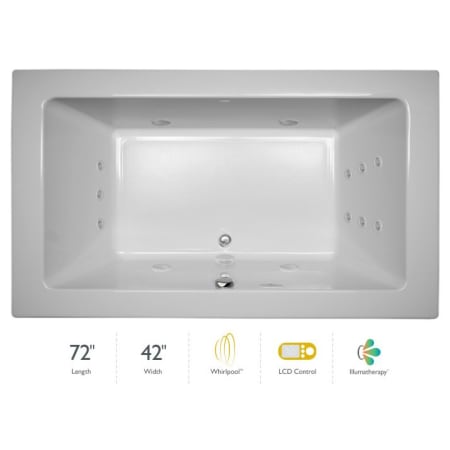 A large image of the Jacuzzi SIA7242 WCR 5IH White
